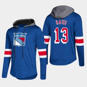 Fantastic Rangers #13 Kevin Hayes Blue 2018 Pullover Platinum Hoodie for die - hard hockey fans