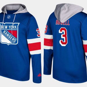 Sleek Rangers #3 Harry Howell Blue Name And Number Hoodie a must - have for collectors