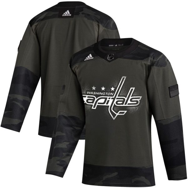 Impressive Washington Capitals Adidas 2019 Veterans Day Authentic Practice NHL Jersey Camo to complete your fan gear collection