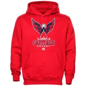 Unique Washington Capitals Majestic Critical Victory VIII Fleece Hoodie Red perfect for game days
