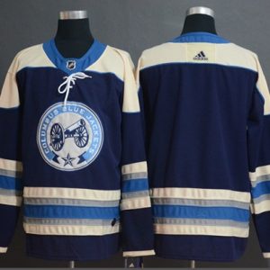Stylish Adidas Blue Jackets Blank Navy Alternate Authentic Stitched NHL Jersey to complete your fan gear collection