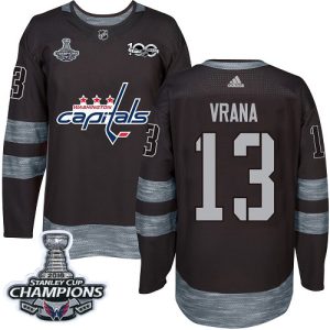 Sleek Adidas Capitals #13 Jakub Vrana Black 1917 2017 100th Anniversary Stanley Cup Final Champions Stitched NHL Jersey for ultimate sports enthusiasts