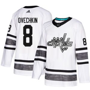 Sleek Adidas Capitals #8 Alex Ovechkin White Authentic 2019 All Star Stitched NHL Jersey for ultimate sports enthusiasts