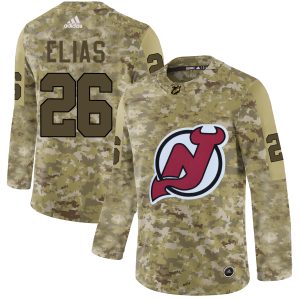 Fantastic Adidas Devils #26 Patrik Elias Camo Authentic Stitched NHL Jersey to complete your fan gear collection