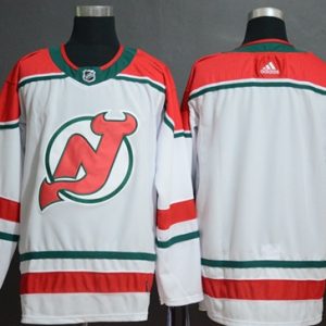 Stylish Adidas Devils Blank White Alternate Authentic Stitched NHL Jersey for ultimate sports enthusiasts