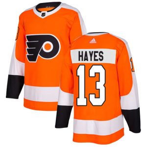 Gorgeous Adidas Flyers #13 Kevin Hayes Orange Home Authentic Stitched NHL Jersey perfect for game days