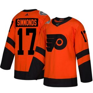 Unique Adidas Flyers #17 Wayne Simmonds Orange Authentic 2019 Stadium Series Stitched Youth NHL Jersey a must - have for collectors