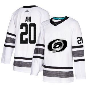 Unique Adidas Hurricanes #20 Sebastian Aho White Authentic 2019 All Star Stitched NHL Jersey for ultimate sports enthusiasts