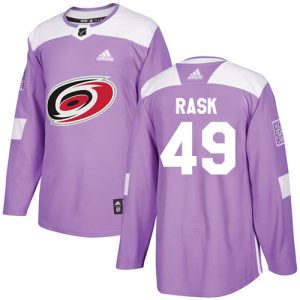 Stunning Adidas Hurricanes #49 Victor Rask Purple Authentic Fights Cancer Stitched NHL Jersey to show your team spirit