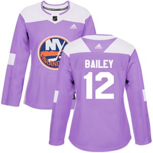 Unique Adidas Islanders #12 Josh Bailey Purple Authentic Fights Cancer Women's Stitched NHL Jersey to complete your fan gear collection