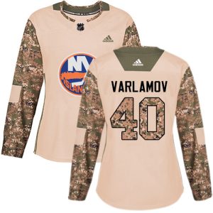 Impressive Adidas Islanders #40 Semyon Varlamov Camo Authentic 2017 Veterans Day Women's Stitched NHL Jersey to stand out at the arena