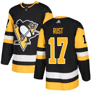 Unique Adidas Penguins #17 Bryan Rust Black Home Authentic Stitched NHL Jersey a must - have for collectors