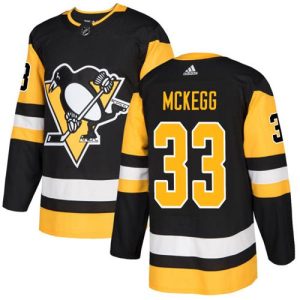 Stunning Adidas Penguins #33 Greg McKegg Black Home Authentic Stitched NHL Jersey to complete your fan gear collection