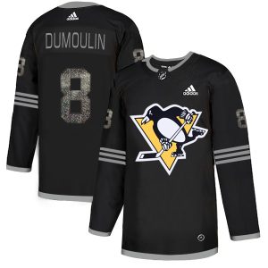 Fantastic Adidas Penguins #8 Brian Dumoulin Black Authentic Classic Stitched NHL Jersey perfect for game days