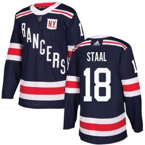 Gorgeous Adidas Rangers #18 Marc Staal Navy Blue Authentic 2018 Winter Classic Stitched Youth NHL Jersey perfect for game days