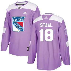 Stylish Adidas Rangers #18 Marc Staal Purple Authentic Fights Cancer Stitched Youth NHL Jersey a must - have for collectors
