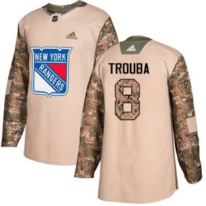 Sleek Adidas Rangers #8 Jacob Trouba Camo Authentic 2017 Veterans Day Stitched NHL Jersey for die - hard hockey fans