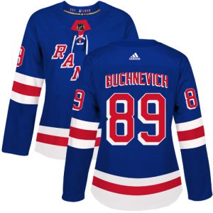 Stunning Adidas Rangers #89 Pavel Buchnevich Royal Blue Home Authentic Women's Stitched NHL Jersey for die - hard hockey fans