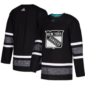 Sleek Adidas Rangers Blank Black 2019 All Star Game Parley Authentic Stitched NHL Jersey perfect for game days