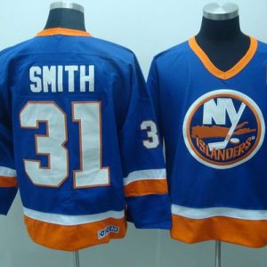 Unique Islanders #31 Billy Smith Stitched Baby Blue CCM Throwback NHL Jersey for ultimate sports enthusiasts