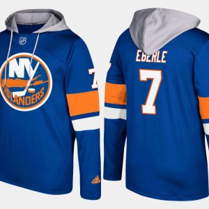 Impressive Islanders #7 Jordan Eberle Blue Name And Number Hoodie to stand out at the arena