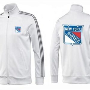 Impressive NHL New York Rangers Zip Jackets White 2 for die - hard hockey fans