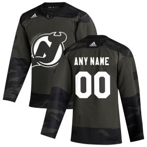 Amazing New Jersey Devils Adidas 2019 Veterans Day Authentic Custom Practice NHL Jersey Camo for die - hard hockey fans