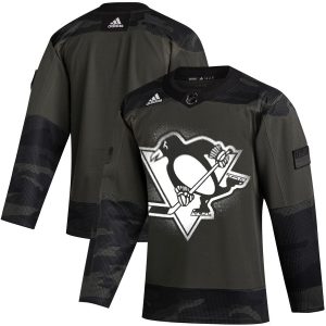Amazing Pittsburgh Penguins Adidas 2019 Veterans Day Authentic Practice NHL Jersey Camo a must - have for collectors
