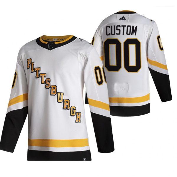 Gorgeous Pittsburgh Penguins Custom White Men's Adidas 2020 21 Alternate Authentic Player NHL Jersey to show your team spirit