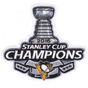 Sleek Stitched 2016 Official NHL Stanley Cup Final Champions Pittsburgh Penguins Jersey Commemorative Patch for ultimate sports enthusiasts