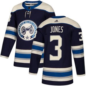 Gorgeous Adidas Blue Jackets #3 Seth Jones Navy Alternate Authentic Stitched NHL Jersey to stand out at the arena