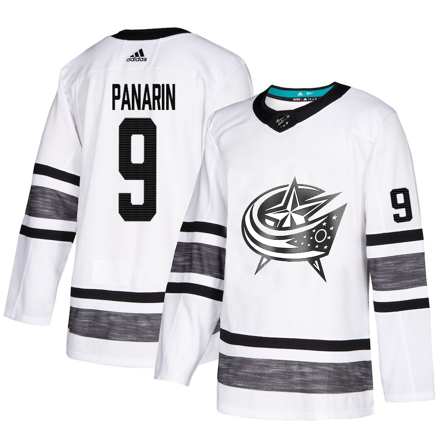 Amazing Adidas Blue Jackets #9 Artemi Panarin White 2019 All Star Game Parley Authentic Stitched NHL Jersey for ultimate sports enthusiasts