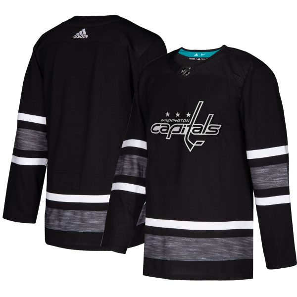 Impressive Adidas Capitals Blank Black 2019 All Star Game Parley Authentic Stitched NHL Jersey perfect for game days