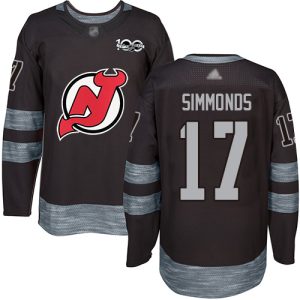 Stylish Adidas Devils #17 Wayne Simmonds Black 1917 2017 100th Anniversary Stitched NHL Jersey a must - have for collectors