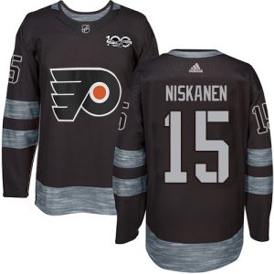 Amazing Adidas Flyers #15 Matt Niskanen Black 1917 2017 100th Anniversary Stitched NHL Jersey for ultimate sports enthusiasts