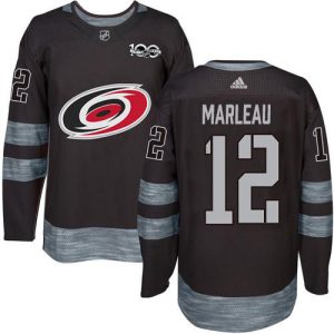 Fantastic Adidas Hurricanes #12 Patrick Marleau Black 1917 2017 100th Anniversary Stitched NHL Jersey to show your team spirit
