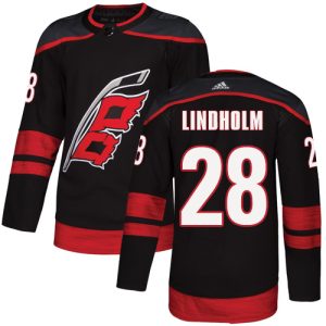 Unique Adidas Hurricanes #28 Elias Lindholm Black Alternate Authentic Stitched NHL Jersey to show your team spirit