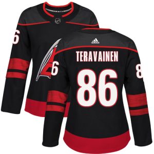 Unique Adidas Hurricanes #86 Teuvo Teravainen Black Alternate Authentic Women's Stitched NHL Jersey perfect for game days