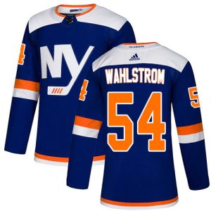 Fantastic Adidas Islanders #54 Oliver Wahlstrom Blue Alternate Authentic Stitched Youth NHL Jersey to complete your fan gear collection