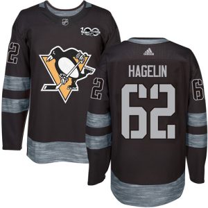 Gorgeous Adidas Penguins #62 Carl Hagelin Black 1917 2017 100th Anniversary Stitched NHL Jersey a must - have for collectors