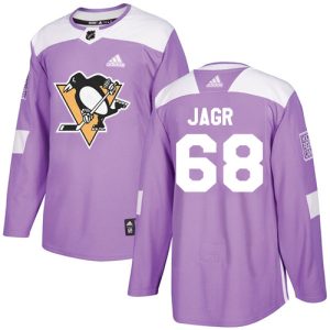 Fantastic Adidas Penguins #68 Jaromir Jagr Purple Authentic Fights Cancer Stitched NHL Jersey for ultimate sports enthusiasts
