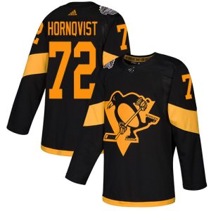 Amazing Adidas Penguins #72 Patric Hornqvist Black Authentic 2019 Stadium Series Stitched Youth NHL Jersey to show your team spirit