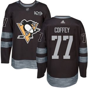 Unique Adidas Penguins #77 Paul Coffey Black 1917 2017 100th Anniversary Stitched NHL Jersey for die - hard hockey fans