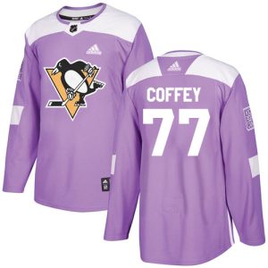 Fantastic Adidas Penguins #77 Paul Coffey Purple Authentic Fights Cancer Stitched NHL Jersey for ultimate sports enthusiasts