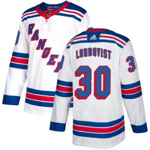Gorgeous Adidas Rangers #30 Henrik Lundqvist White Road Authentic Stitched Youth NHL Jersey to complete your fan gear collection