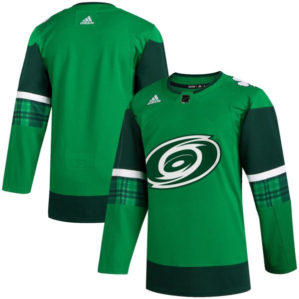Amazing Carolina Hurricanes Blank Men's Adidas 2020 St. Patrick's Day Stitched NHL Jersey Green.jpg to stand out at the arena