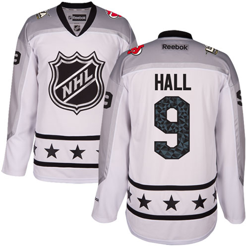 Gorgeous Devils #9 Taylor Hall White 2017 All Star Metropolitan Division Women's Stitched NHL Jersey for die - hard hockey fans