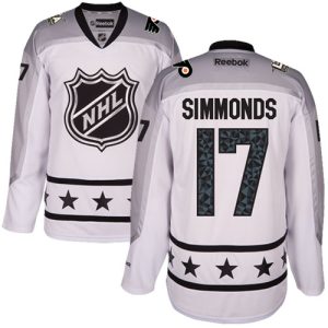 Sleek Flyers #17 Wayne Simmonds White 2017 All Star Metropolitan Division Stitched NHL Jersey to stand out at the arena