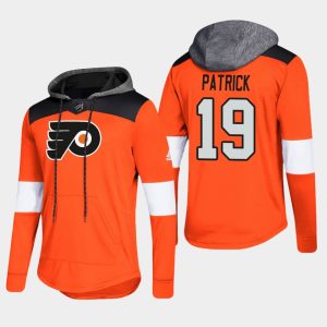 Impressive Flyers #19 Nolan Patrick Orange 2018 Pullover Platinum Hoodie for ultimate sports enthusiasts
