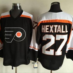 Sleek Flyers #27 Ron Hextall Black CCM Throwback Stitched NHL Jersey for die - hard hockey fans